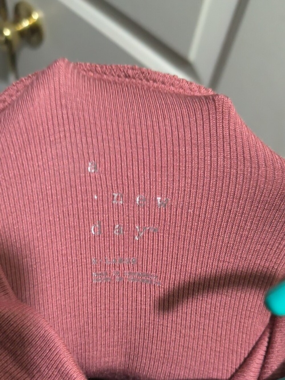 a new day Dusty Mauve Long Sleeve Turtleneck Top - Picture 3 of 3